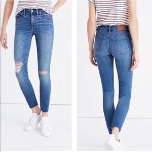 Madewell High Riser Skinny Skinny Crop